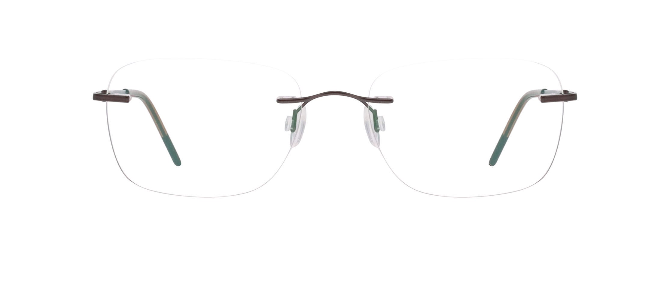 Rimless Glasses for Men Women Lightweight Rimless Eyeglasses