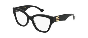 Gucci Gg1424o Emblem Line Square Acetate Eyeglasses - NWT Gucci Gg1424O GC002125 eyeglasses for women in Black main image 4