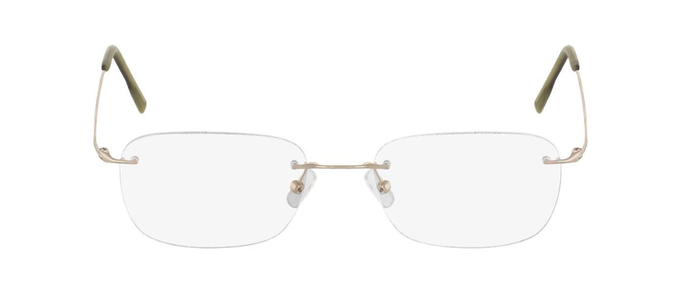 calvin klein rimless frames