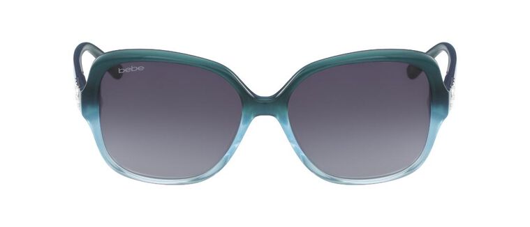 bebe BB7179 Sunglasses | Rectangle Sparkle Frames | Eyeconinc.com