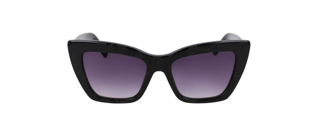 KARL LAGERFELD キャットアイフレムサンクラス KL6044S 601 Amazon.com: KARL LAGERFELD Women's KL6144S Cat Eye