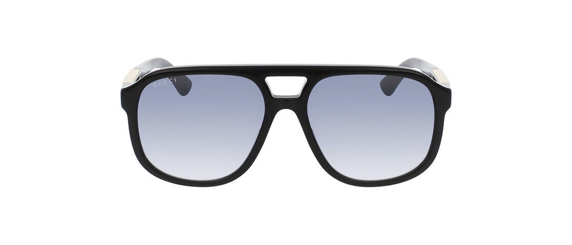 GUCCI サングラス　135 GG 1188/S D28 55ロ17 Amazon.com: Gucci GG1188S Script Logo Pilot-Shaped Non-Polarized