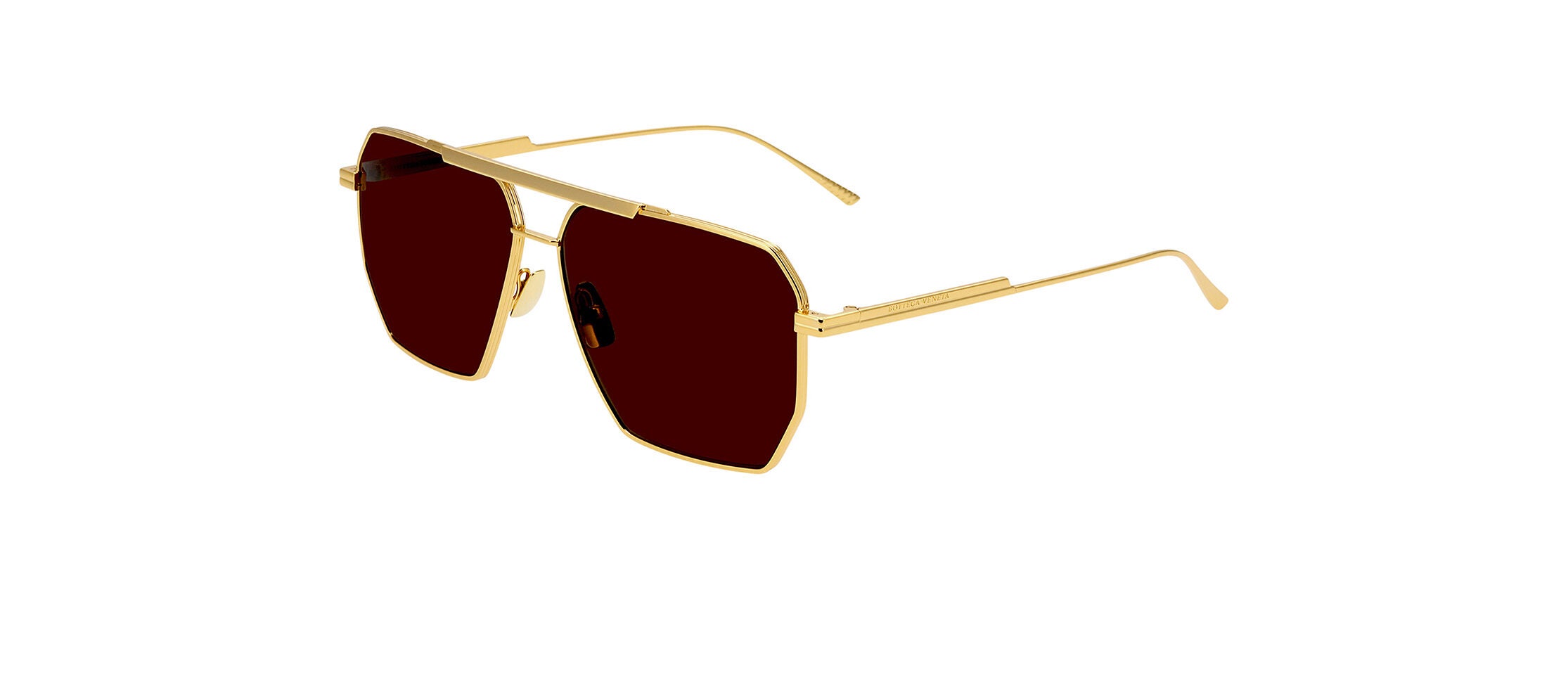 (関税・送料込) Bottega Venetaアビエーター型サングラスBV1012S Bottega Veneta® BV1012S Aviator Sunglasses - EuroOptica