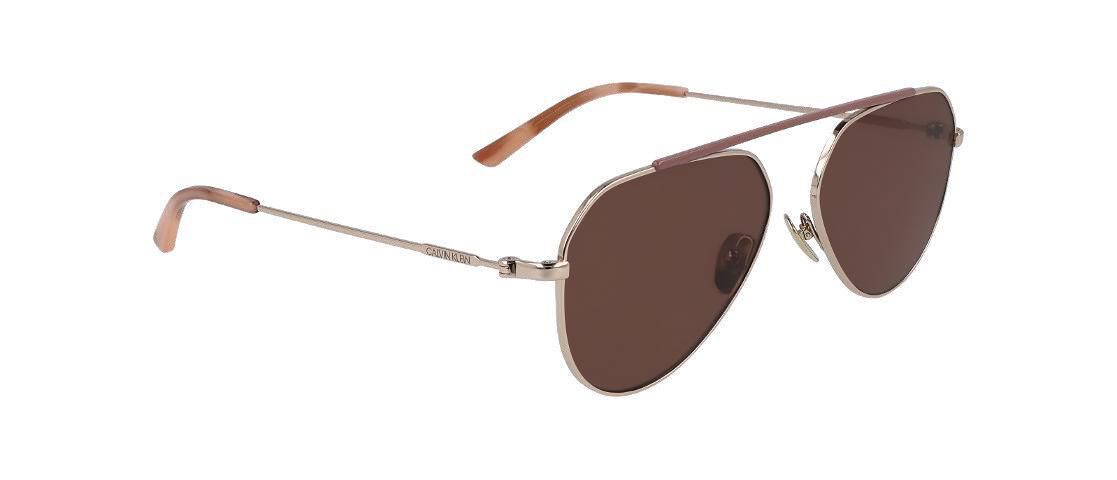 Buy Calvin Klein rosegold CK19147S Brow Bar Oversized Aviator for Women in  MENA, Worldwide