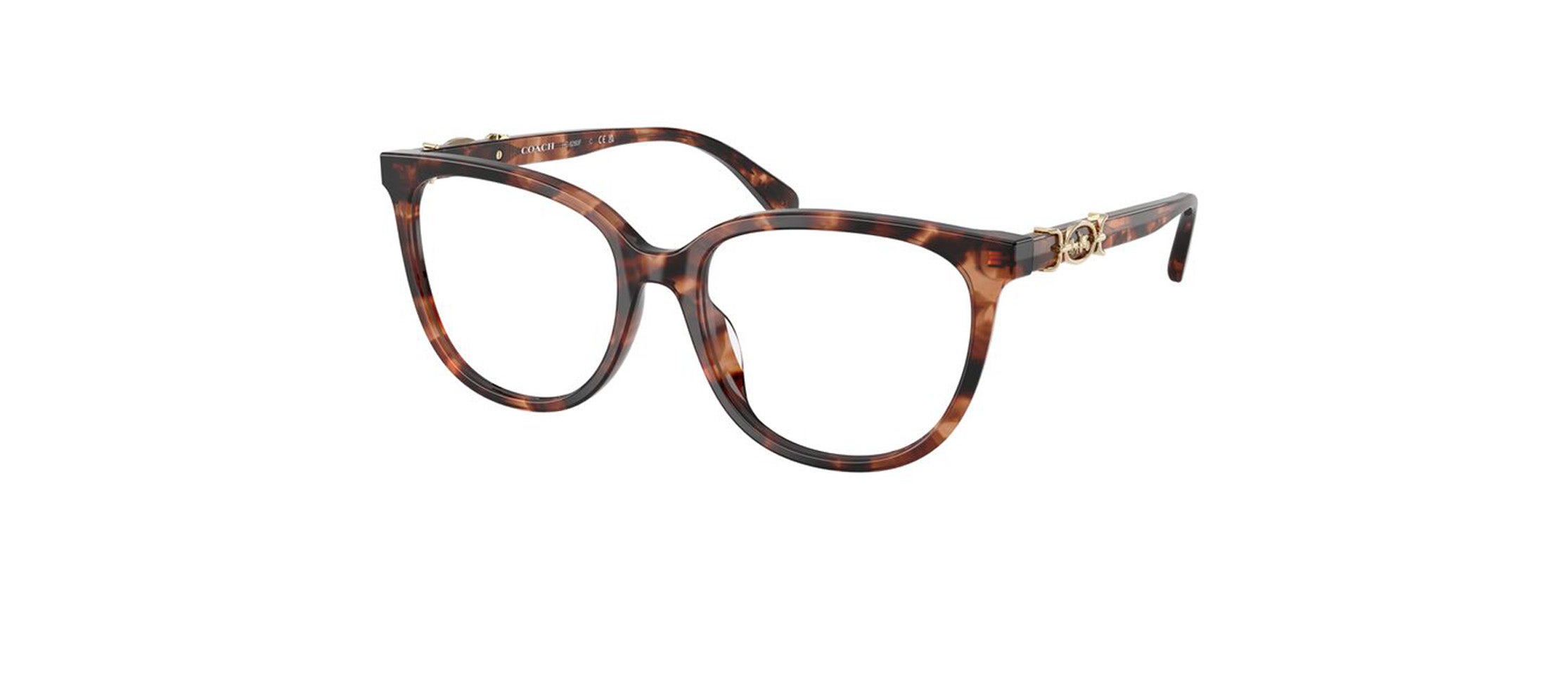 Coach HC6260F Asian Fit 5590 Women’s Glasses Tortoiseshell Size 56 - Free Lenses - Blue Light Block Available