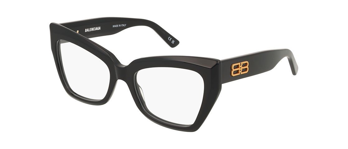 Balenciaga BB0275O 001 Women’s Glasses Black Size 53 - Free Lenses - Blue Light Block Available