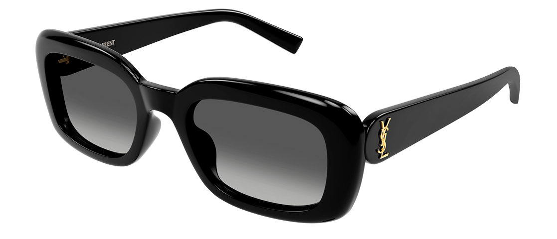 Saint Laurent SL M130/F Asian Fit 002 Men's Sunglasses Black Size 53 - Free RX Lenses - Free RX Lenses