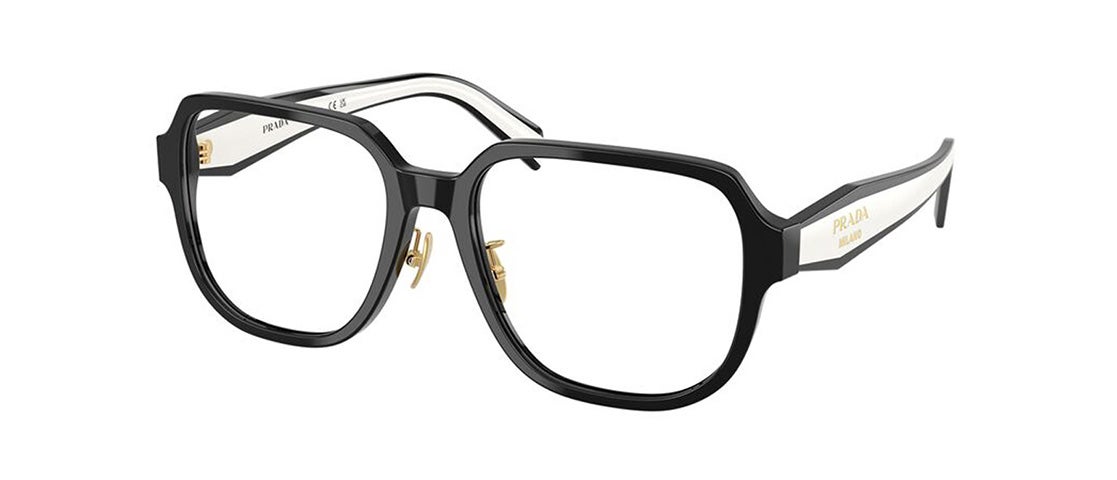 Prada PR B07VD Asian Fit 16K1O1 Women’s Glasses Black Size 56 - Free Lenses - Blue Light Block Available