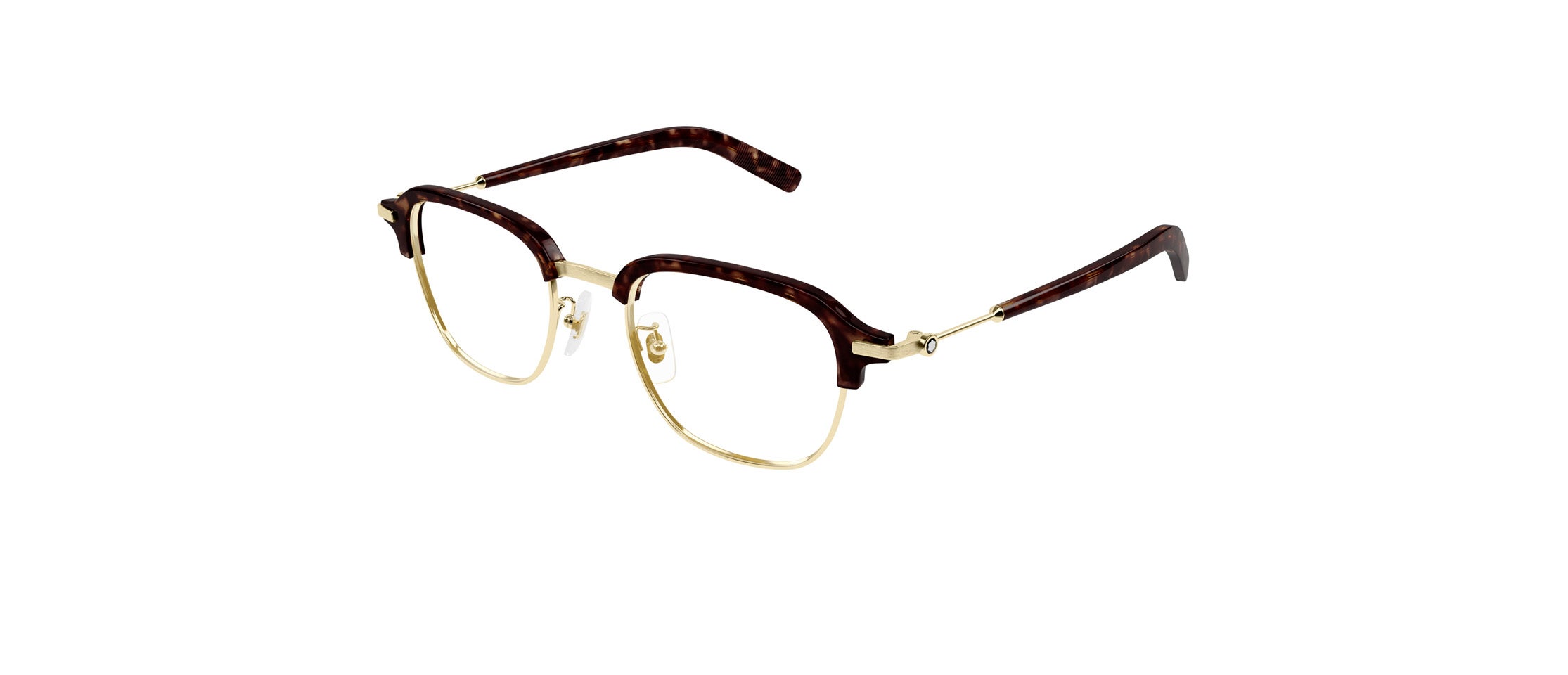 Montblanc MB0390O Asian Fit 003 Men's Glasses Gold Size 50 - Free Lenses - Blue Light Block Available