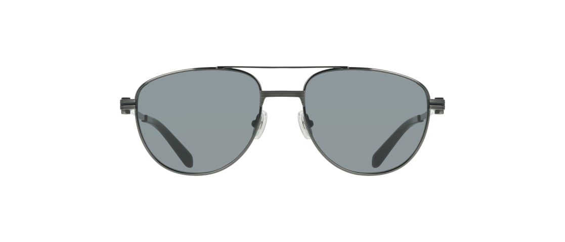 Salvatore Ferragamo SF345S 027 Men's Sunglasses Silver Size 56