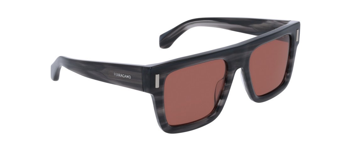 Salvatore Ferragamo SF2063SE 014 Men's Sunglasses Grey Size 53