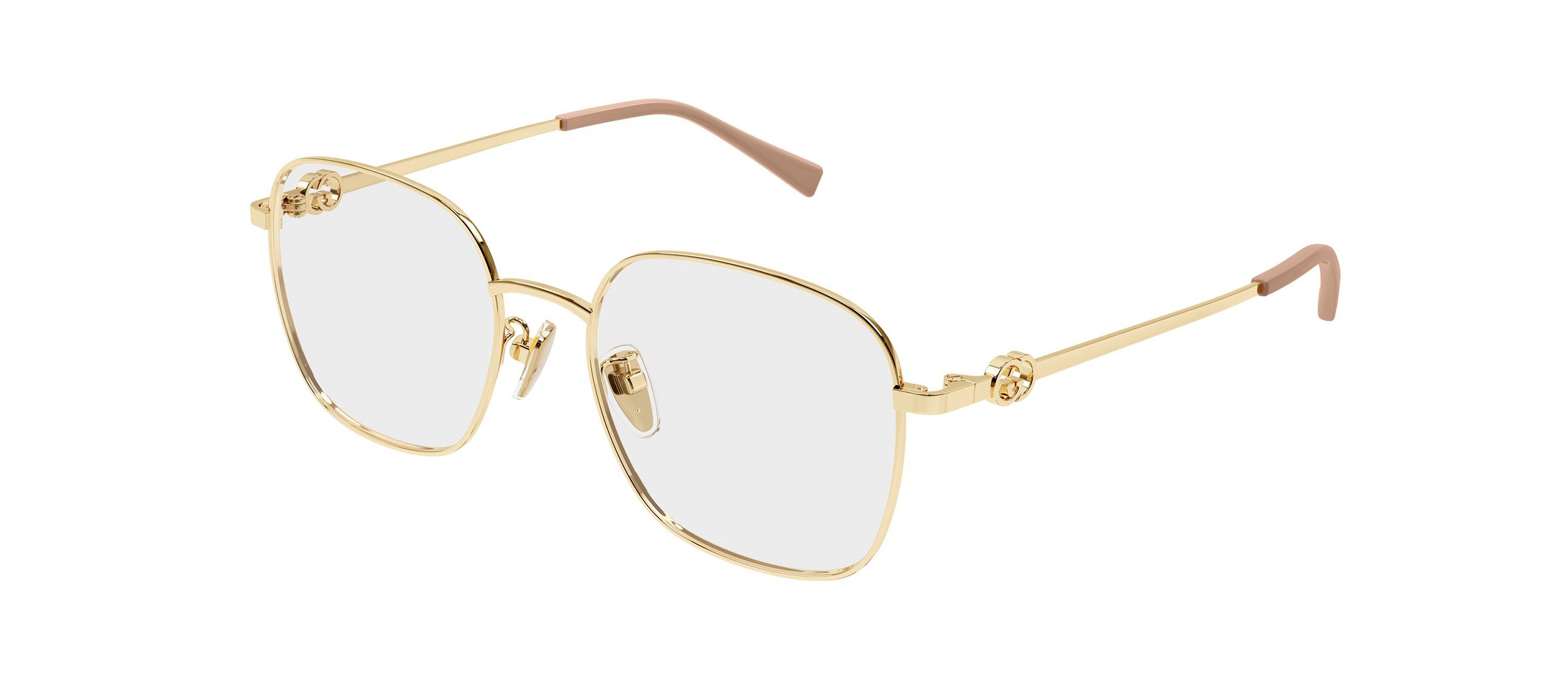 Gucci GG2006OA Asian Fit 001 Women’s Glasses Gold Size 53 - Free Lenses - Blue Light Block Available
