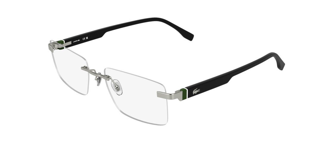 Lacoste L2320 045 Men's Glasses Silver Size 55 - Free Lenses - Blue Light Block Available
