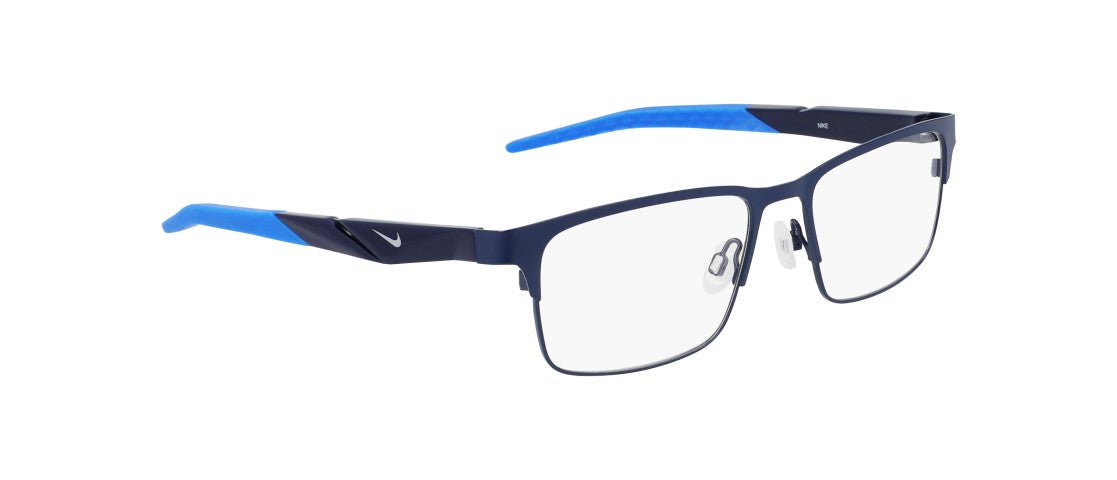Nike 8154 410 Men's Glasses Blue Size 53 - Free Lenses - Blue Light Block Available