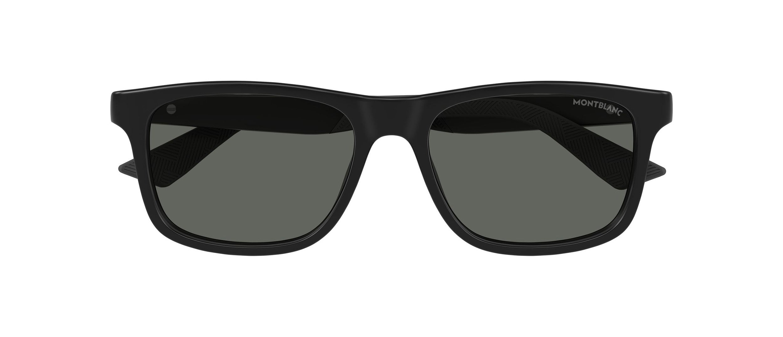 Montblanc MB0432S Polarized 002 Men's Sunglasses Black Size 55