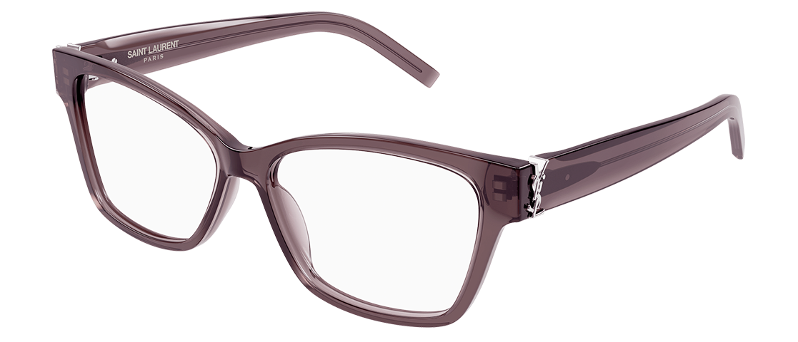 Saint Laurent SL M116 003 Women’s Glasses Brown Size 55 - Free Lenses - Blue Light Block Available