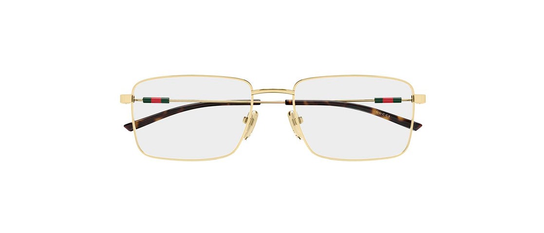 Gucci GG2098O 002 Men's Glasses Gold Size 55 - Free Lenses - Blue Light Block Available