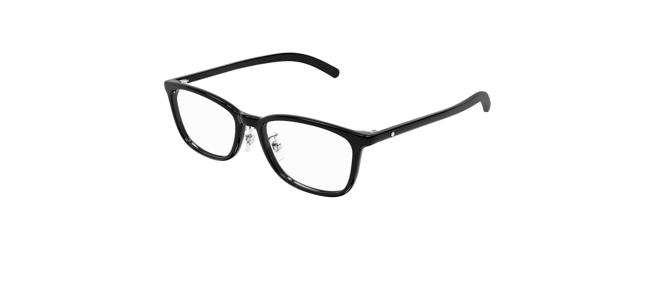 Montblanc MB0376OJ Asian Fit 001 Men's Glasses Black Size 54 - Free Lenses - Blue Light Block Available