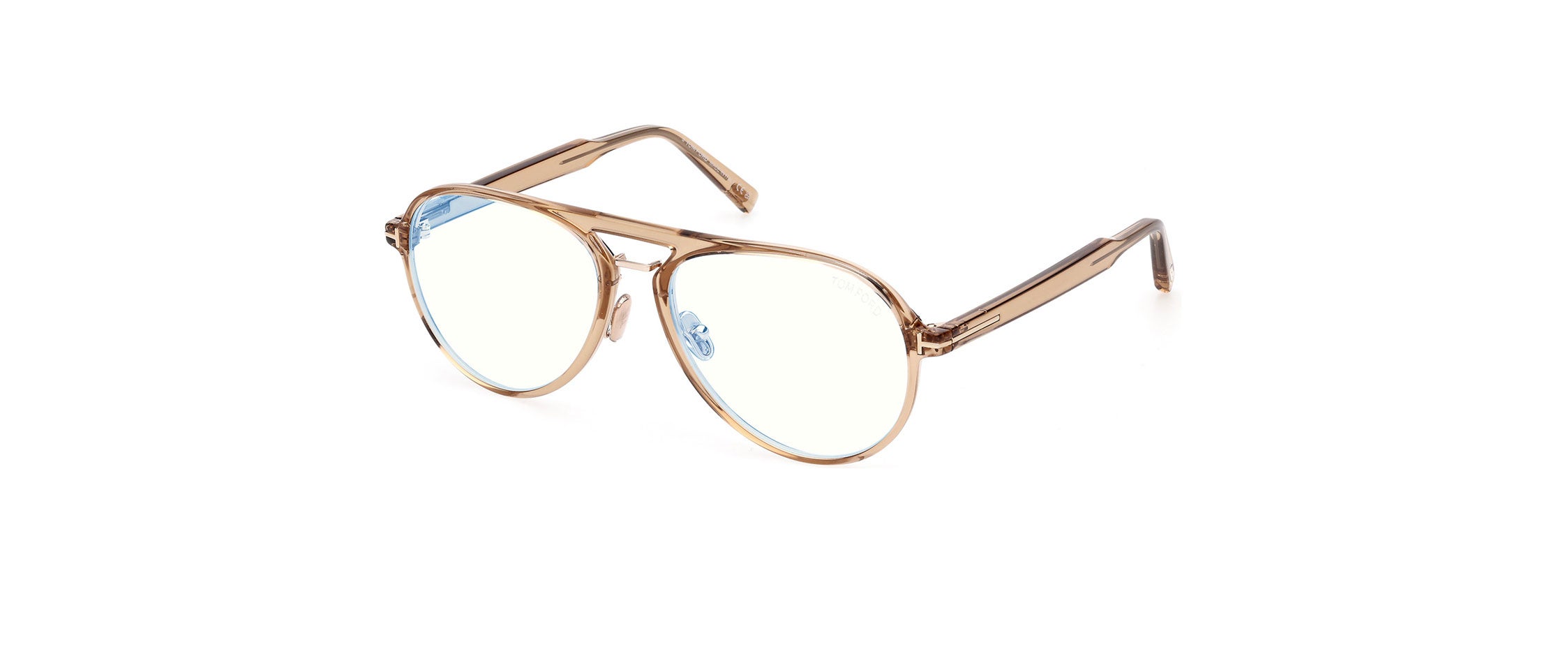 Tom Ford FT5981-B 093 Blue-Light Block Men's Glasses Green Size 57 - Free Lenses - Blue Light Block Available