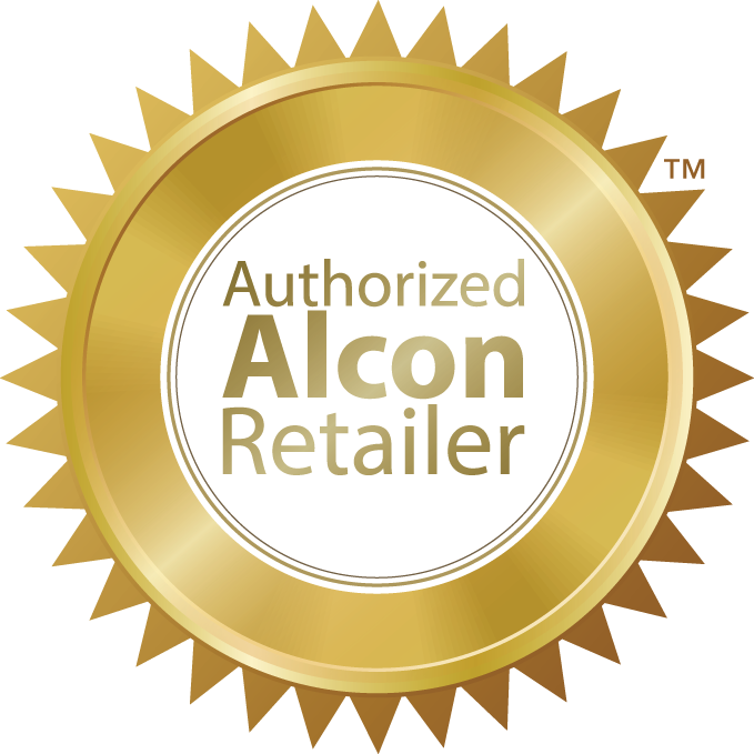 Authorized Alcon Retailer seal