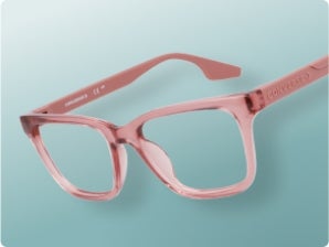 Pink Glasses and Sunglasses
