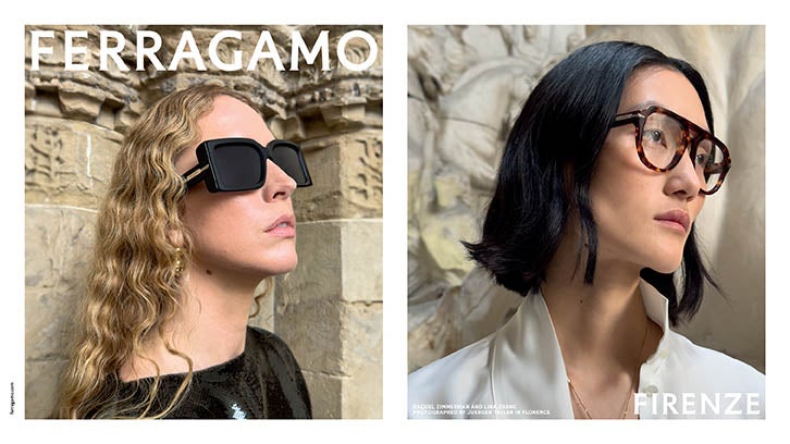 Salvatore Ferragamo Eyewear.