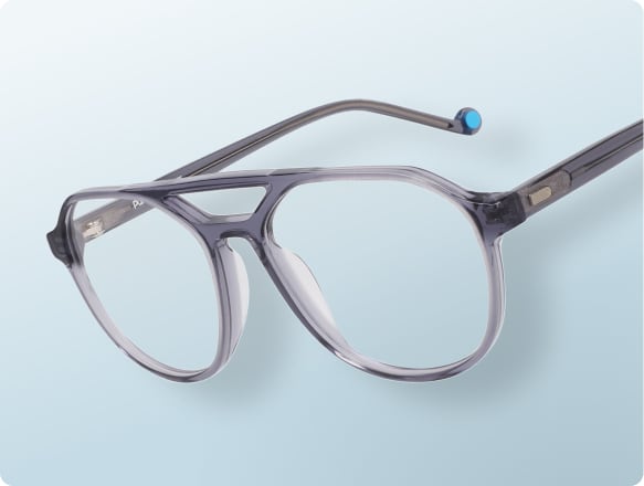 Double Brow Bar Glasses